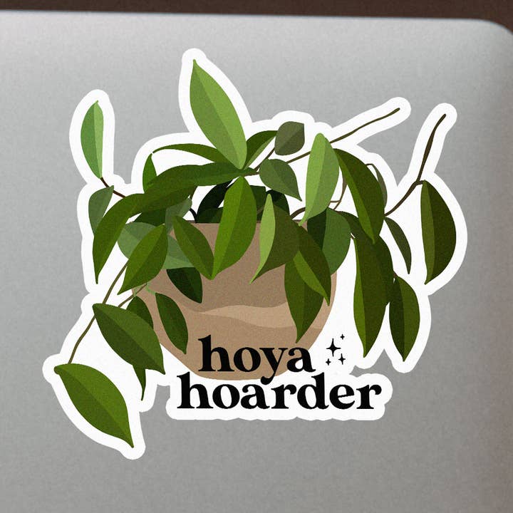 Hoya Hoarder Sticker for wholesale by Clay Collection Co.