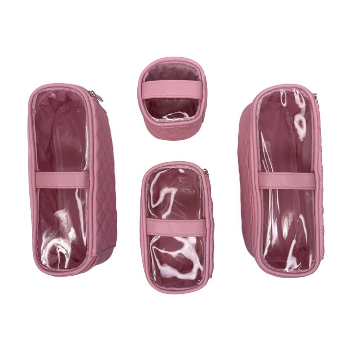 PurseN (new) - Venta al por mayor Bolsa para maquillaje - NUEVO Mini Estuche de Maquillaje Diva - Cuarzo Rosa