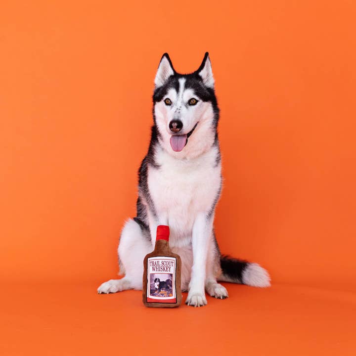 Petshop by Fringe Studio - Vente Jouet à mâcher – chien - Jouet en peluche Trail Scout Whiskey pour chien1