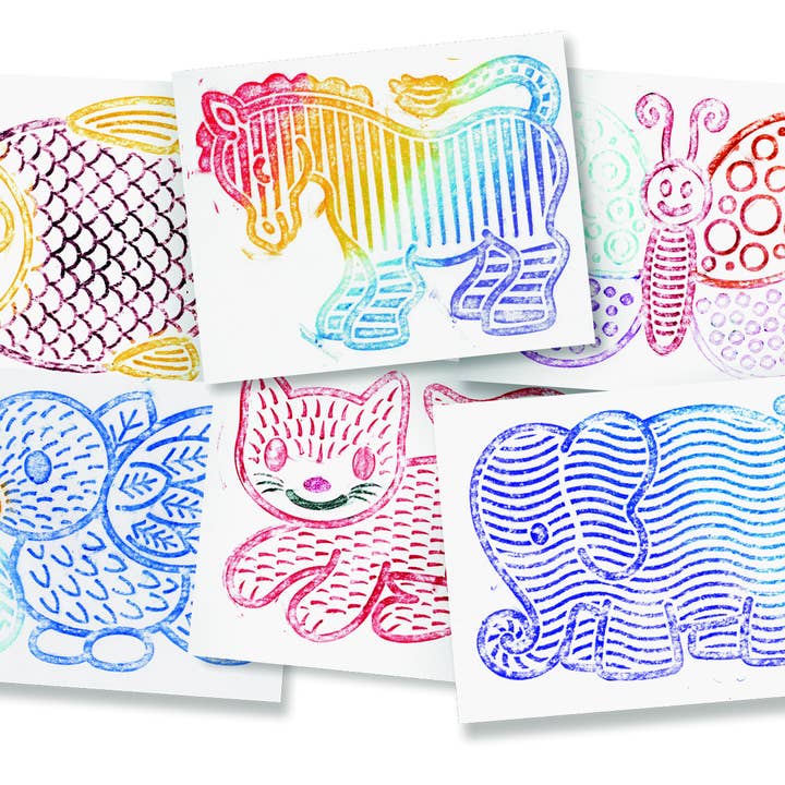 Roylco - Wholesale DIY Craft Kit - Kids - Junior Rubbing Plates – DIY Educational Craft Kit0