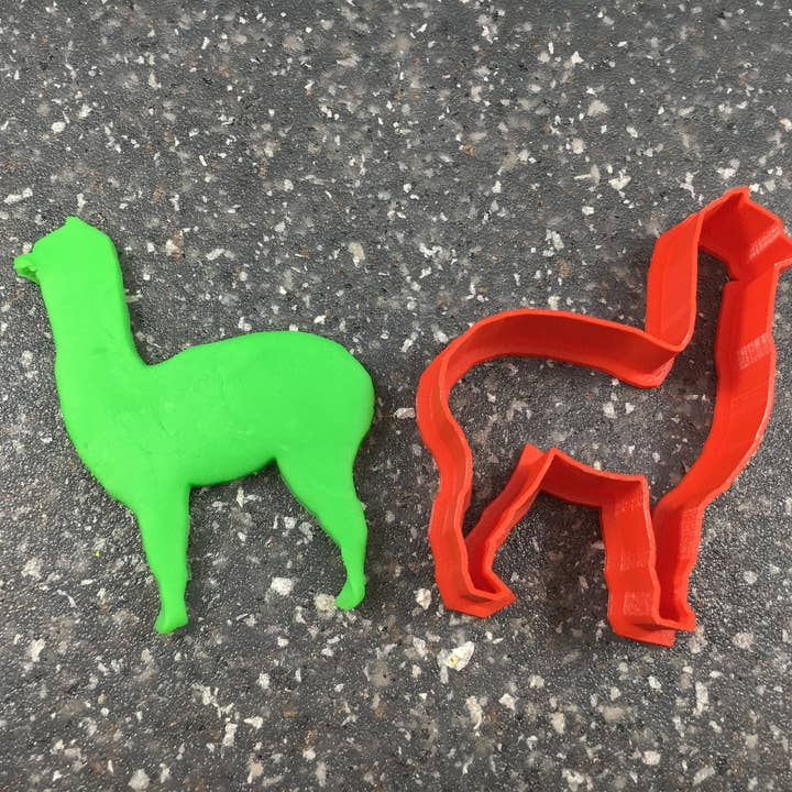 Alpaca Cookie Cutter for engroshandel hos CookieCutterSupply