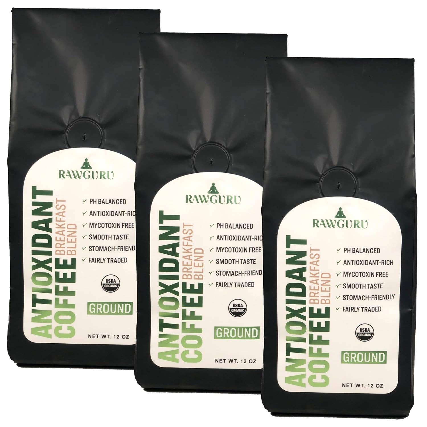 Windy City Organics – wholesale Ground coffee – Organic Antioxidant Coffee Breakfast Blend | 12oz9