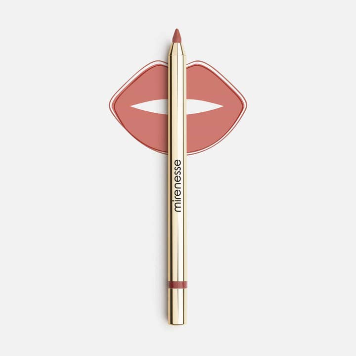 Mirenesse - Vendita all'ingrosso Matita/Liner per labbra - Matte Liner Duo antibacio - Nude Roses