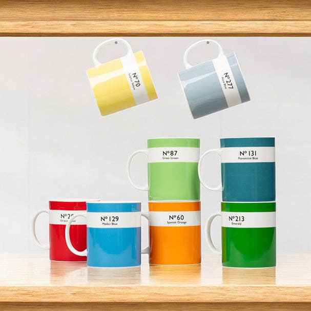 BRITISH COLOUR STANDARD – wholesale Coffee mug – Colour Dictionary Mug - Old Rose4