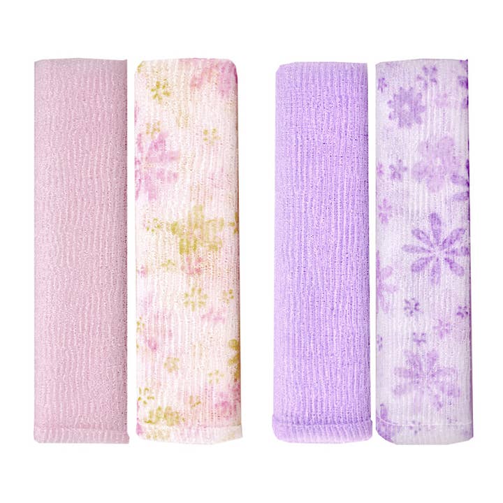 PINEAPPLE Beauty - Wholesale Bath Towel - Celavi SE45068 Exfoliating 2pcs Shower Towle Set - 12 pcs