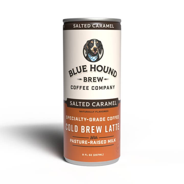 Blue Hound Brew - Wholesale Iced Coffee/Cold Brew - Salted Caramel Cold Brew Latte1