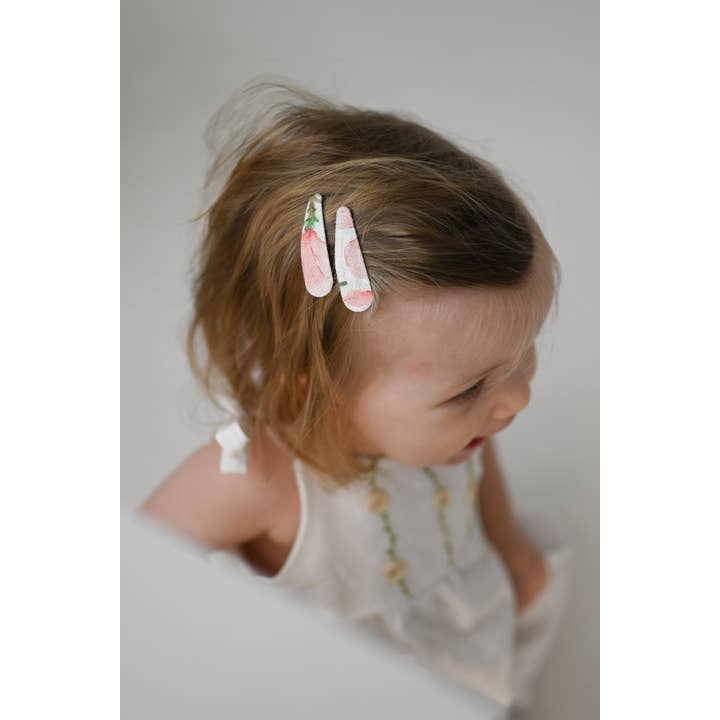 Lanika Atelier, Nika Korošec s.p. - Wholesale Hair Clip - Kids - Mini magnolia hair clips for babies first hair, soft clips1