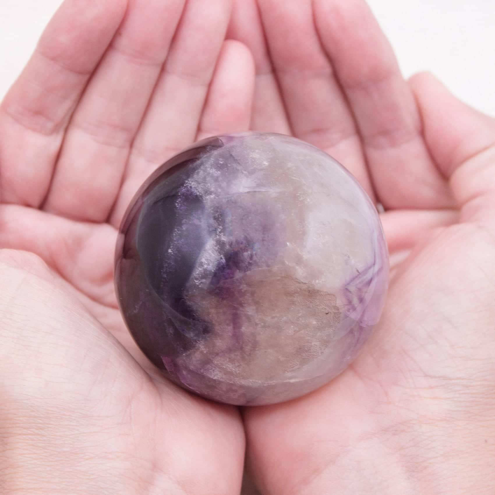 Tiny Rituals - Wholesale Spiritual Stone/Crystal - Rare Rainbow Fluorite Spheres - AAA Premium Quality101