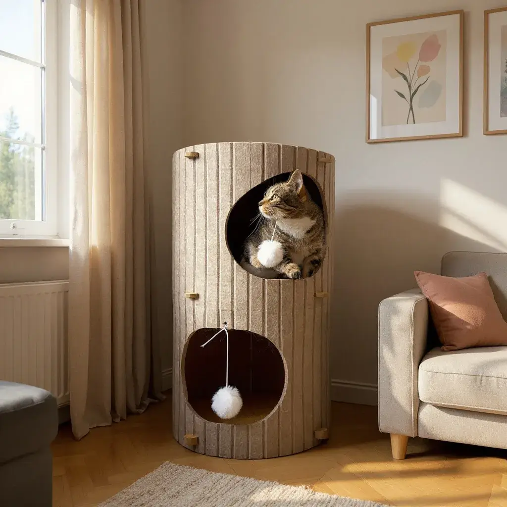 Althea Living - Wholesale Pet Bed - Cat - Mediterranean Felt House5