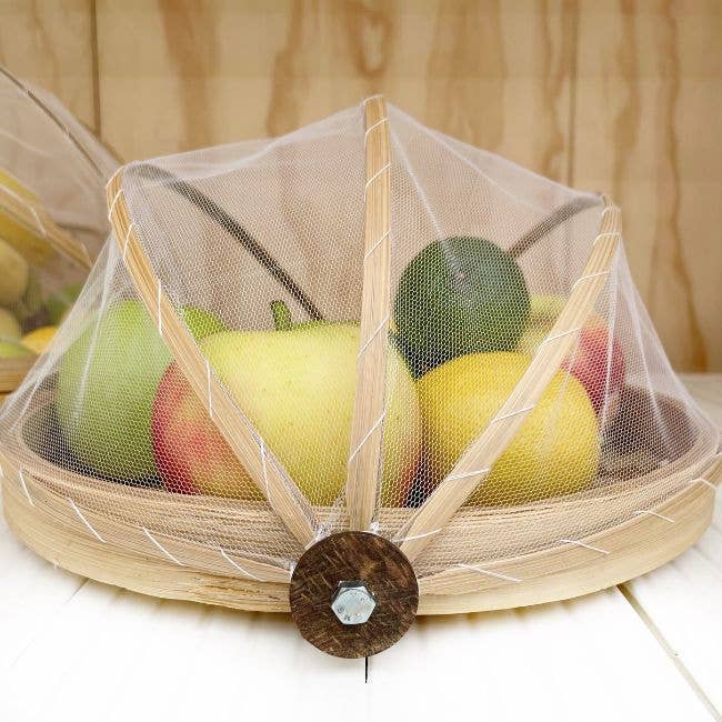 ByBazz - Wholesale Decorative Tabletop Object - Klamboe Mandje; Set 3 Stuks9