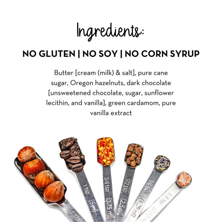 Holm Made Toffee Co. - Wholesale Toffee - Cardamom And Vanilla - Oregon Hazelnut Toffee6