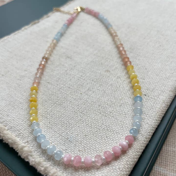 Isle of Palms Gemstone Necklace for wholesale by Erin McDermott Jewelry