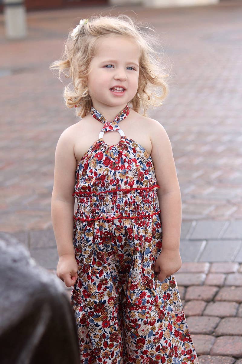 SISSYMINI - Wholesale Dress - Kids - Halter Bell-Bottom Jumper For Girls & Toddler | 747-54