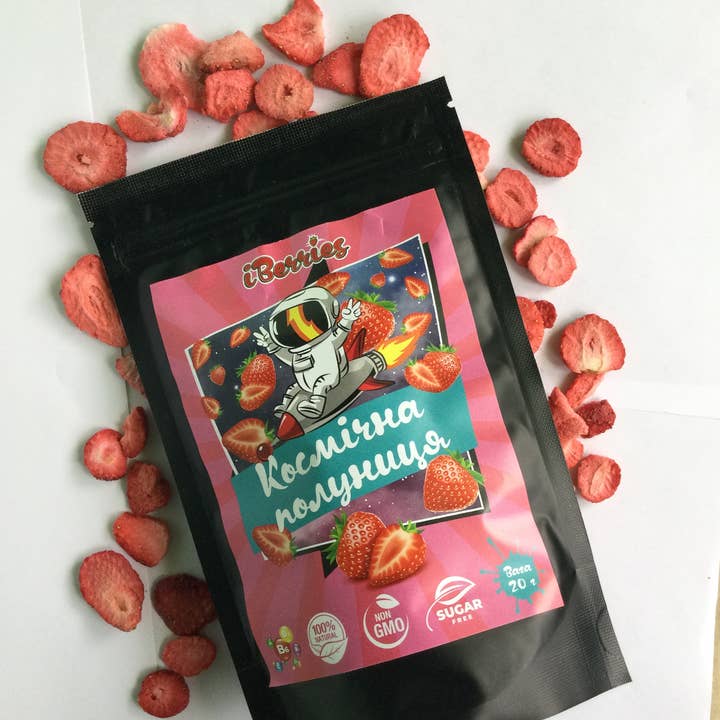 fraises lyophilisées pour la vente par Grychoc