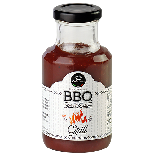 CASCINA SAN CASSIANO SRL – Großhandel Grillsoße – BBQ - Barbecue-Sauce Grillgeschmack (Tomate und Gewürze) - Vegan0
