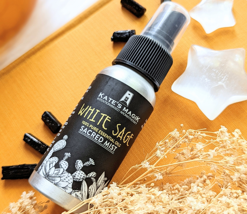 Goddess Provisions - Vente Spray d'ambiance à la sauge - Brume sacrée Sauge Blanche3
