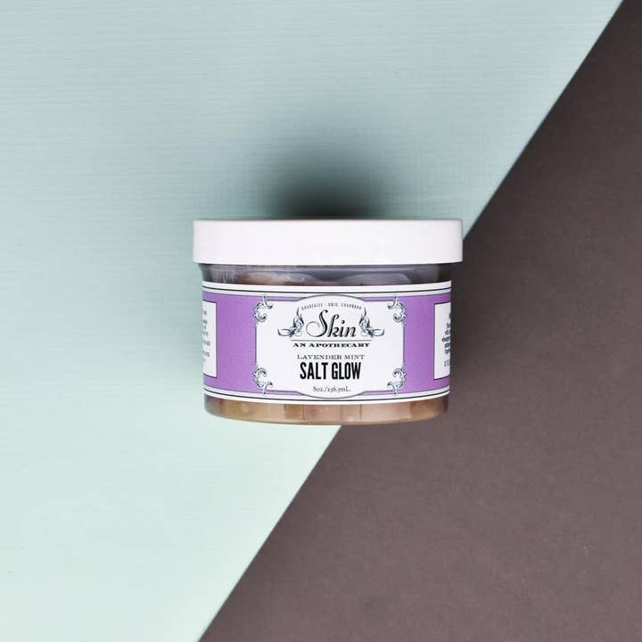 Lavender Mint Salt Glow for wholesale by Skin Apothetique