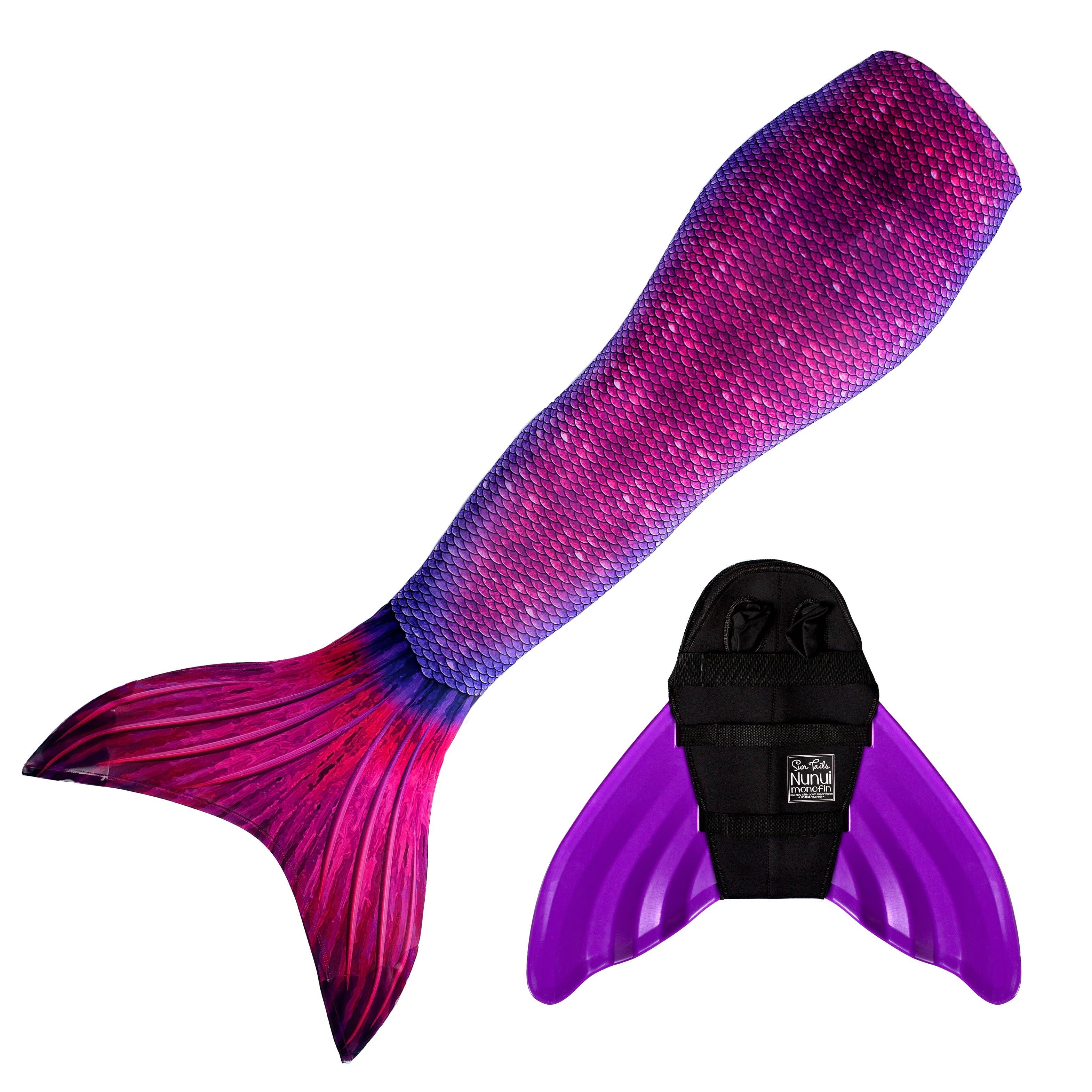 Sun Tail Mermaid - Wholesale Beach/Pool Toy - Kids & Baby - Bali Blush Mermaid Tail + Monofin Set clothing for kids, girls, teens, and women (pool toy)6