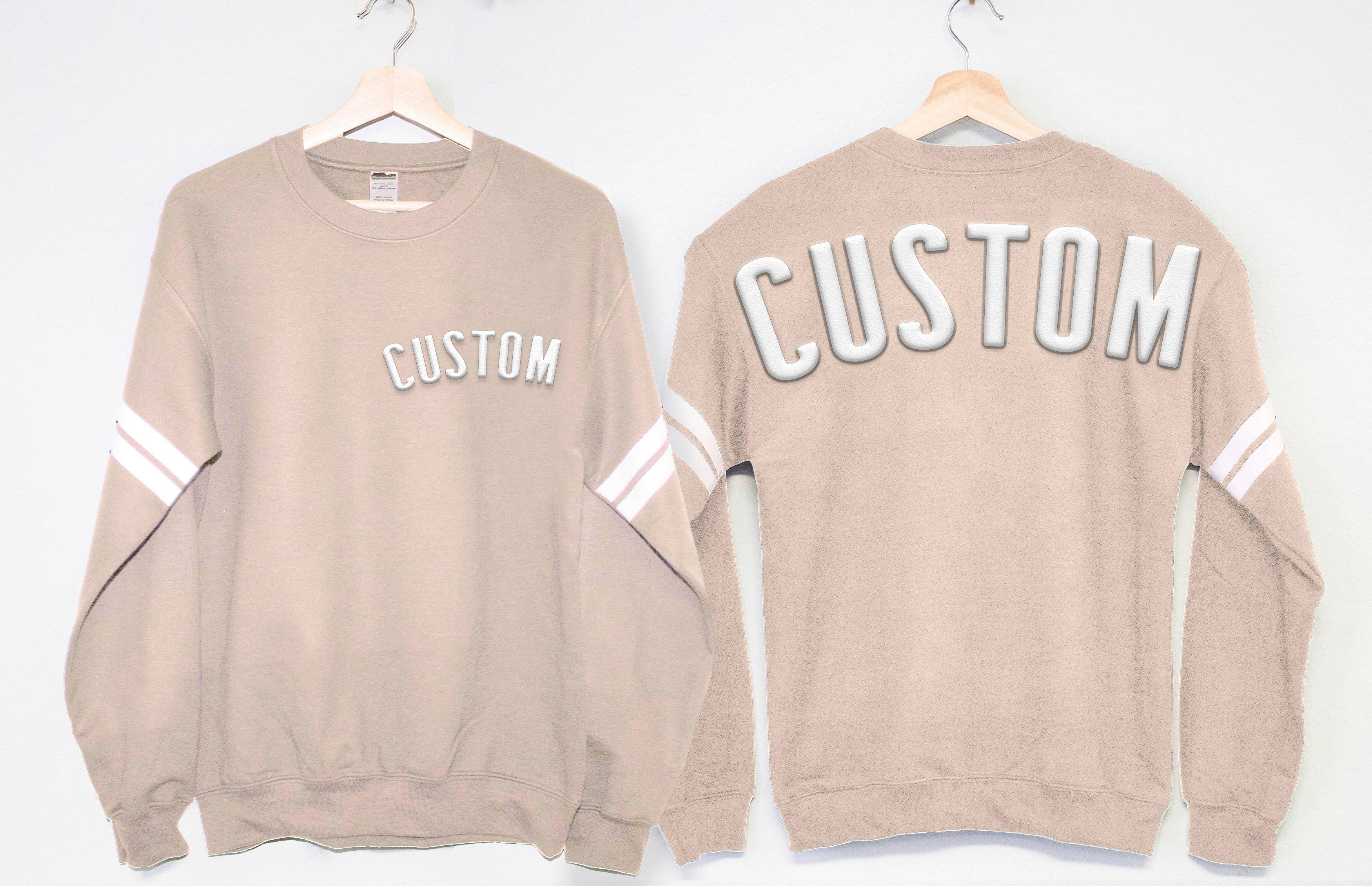 Nobullwoman Apparel - Wholesale Graphic Sweatshirt - Women's - UNISEX CUSTOM Small Business Embossed Puff Print Sweatshirt1