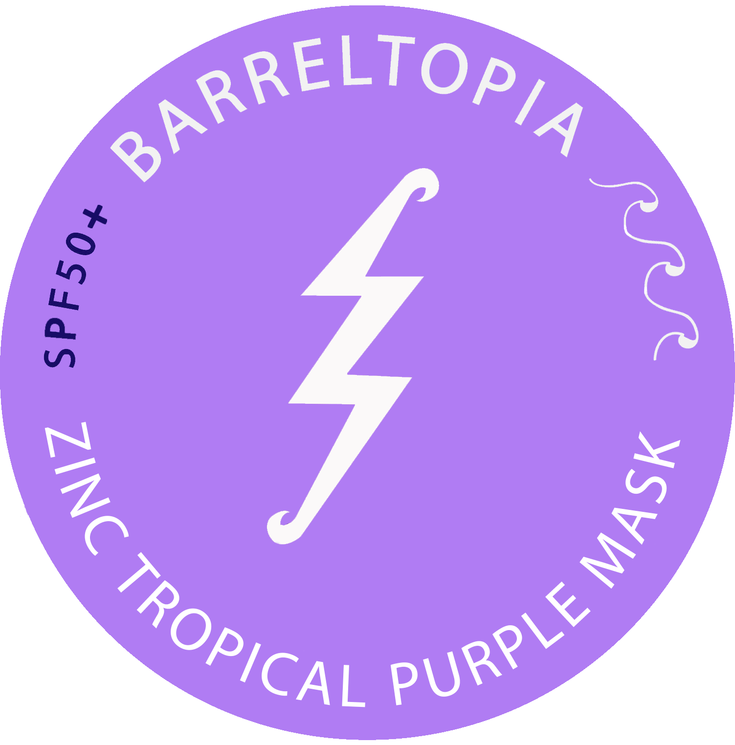 Barreltopía – Protetor solar por atacado – Zinc Barreltopia - Protetor Solar SPF50+ Roxo2
