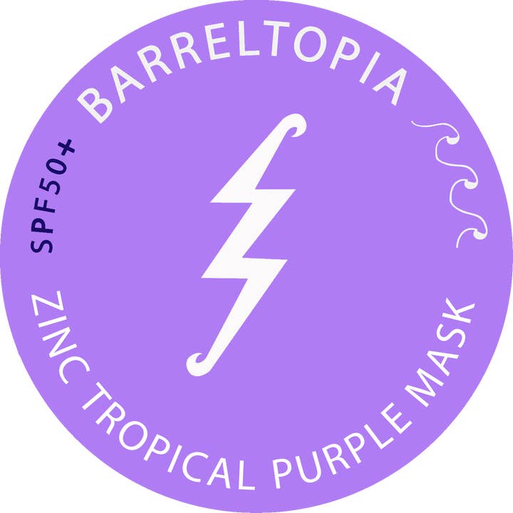 Barreltopía – Protetor solar por atacado – Zinc Barreltopia - Protetor Solar SPF50+ Roxo2