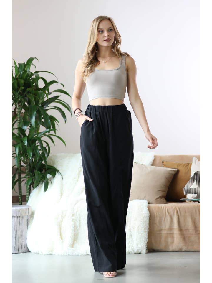 ASH MOCHA .SI-22923 Square Neck Cropped Tank Top for wholesale on Faire