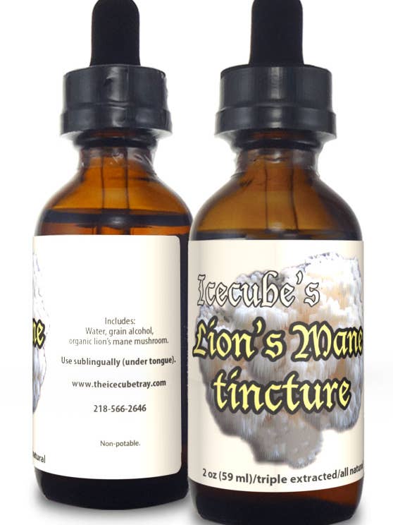 Icecube Urter Lions Mane Tinktur for engroshandel hos Icecube Herbals LLC