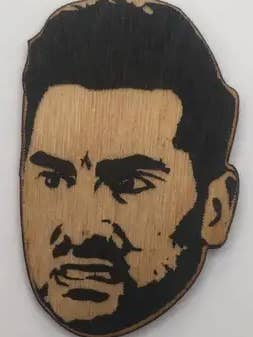 Schitts Creek - Daniel Levy - Wood Ornament, Magnet, Keychai for wholesale by LetterCraft