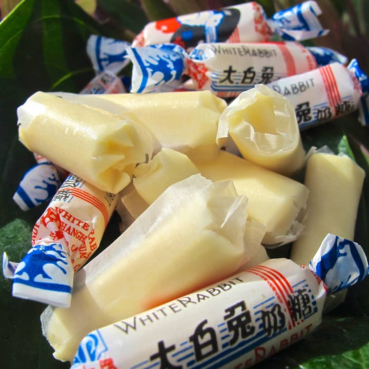 utoppa GmbH - Vente Bonbons durs - White Rabbit bonbons au lait 180 g