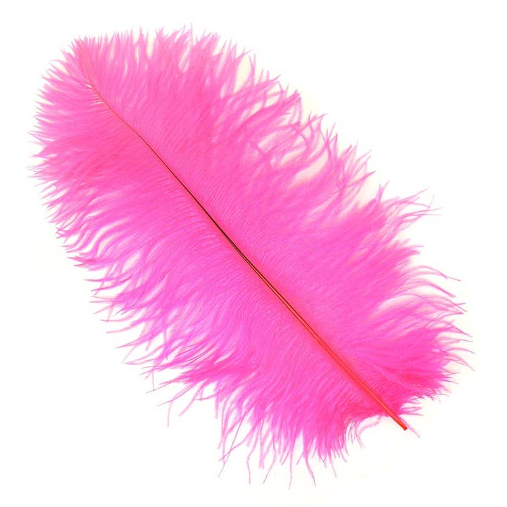 Plumes d'autruche 13-16" Drabs - Rose Orient pour la vente par Zucker Feather Products