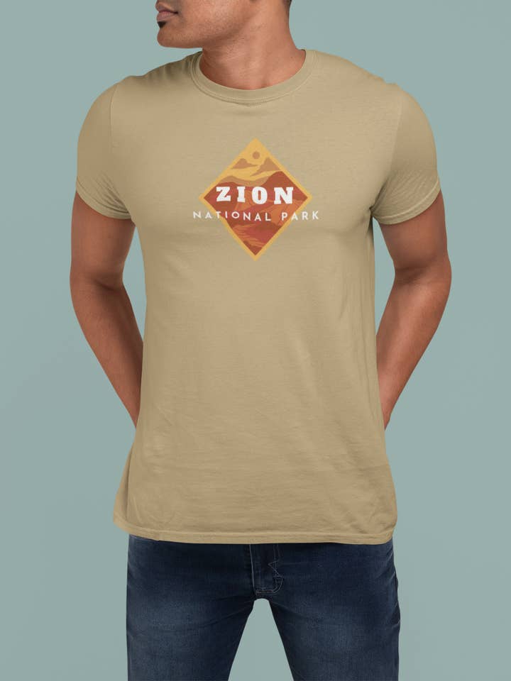 Maglietta del Parco Nazionale di Zion per la vendita all'ingrosso da parte di Wander West Threads