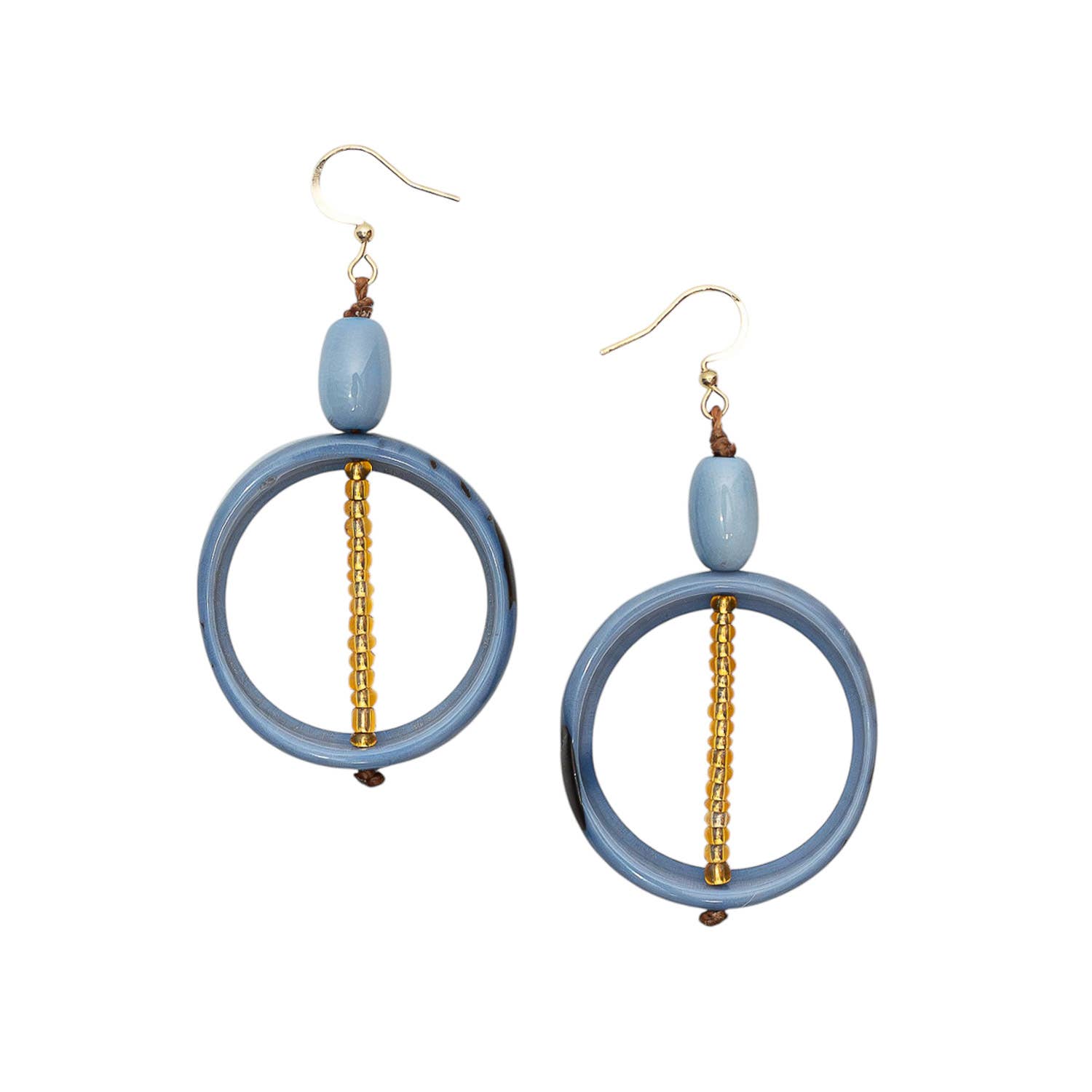 Organic Tagua Jewelry - Wholesale Dangle Earrings - Gemma Earrings2