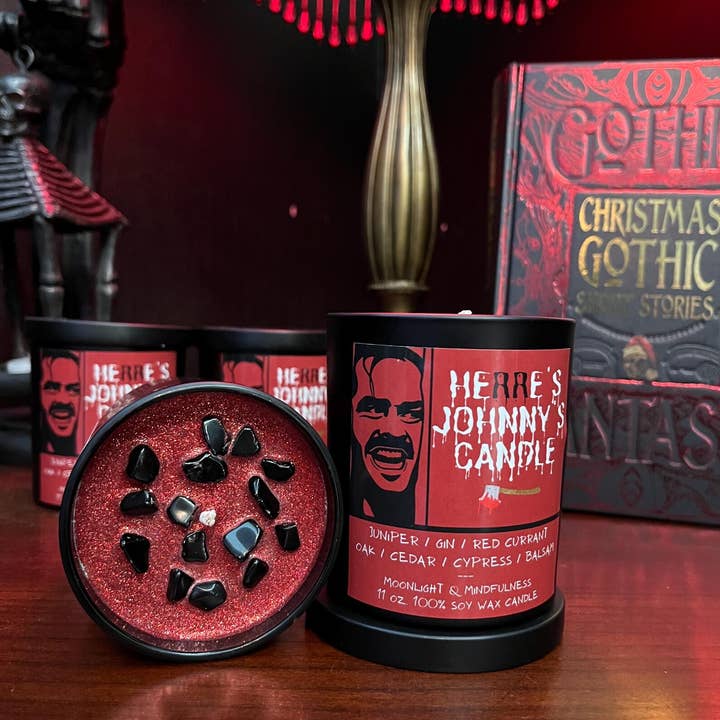 Moonlight & Mindfulness - Wholesale Jar/Filled Candle - Herre's Johnny's Candle 100% Soy Wax Candle, The Shining4