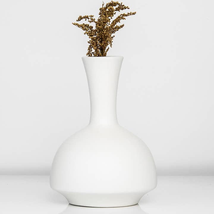 Håndlavet Keramisk Vase | Odessa Pure Vase Dekorativt Objekt for engroshandel hos Beige & Stone