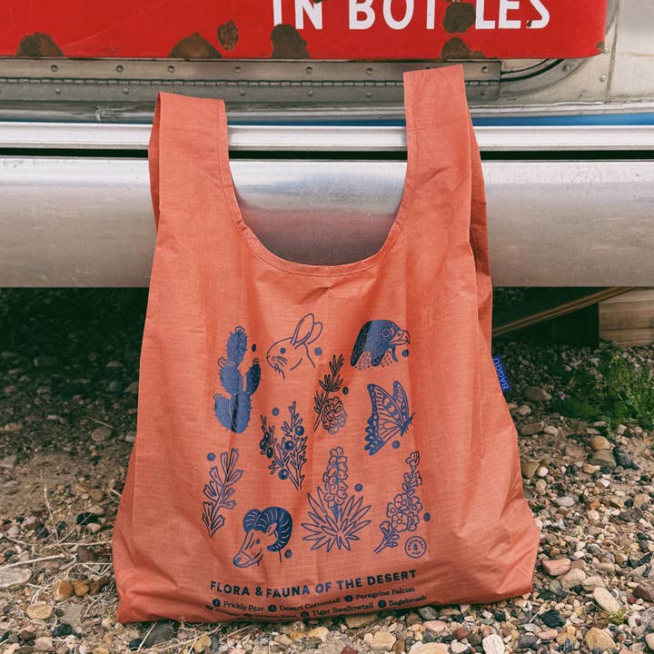 Goodnight Pine - Wholesale Grocery/Shopping Bag - Desert Flora & Fauna BAGGU Reusable Bag