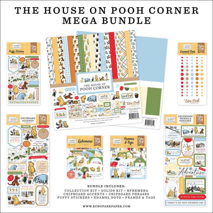 Das Haus an der Pooh-Ecke Mega-Bundle für den Großhandel von Echo Park Paper Co.