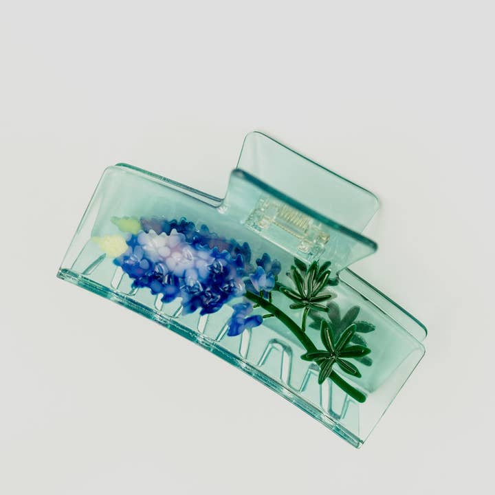 Hey Ricochet - Wholesale Hair Clip - Women's - Bluebonnet Claw4