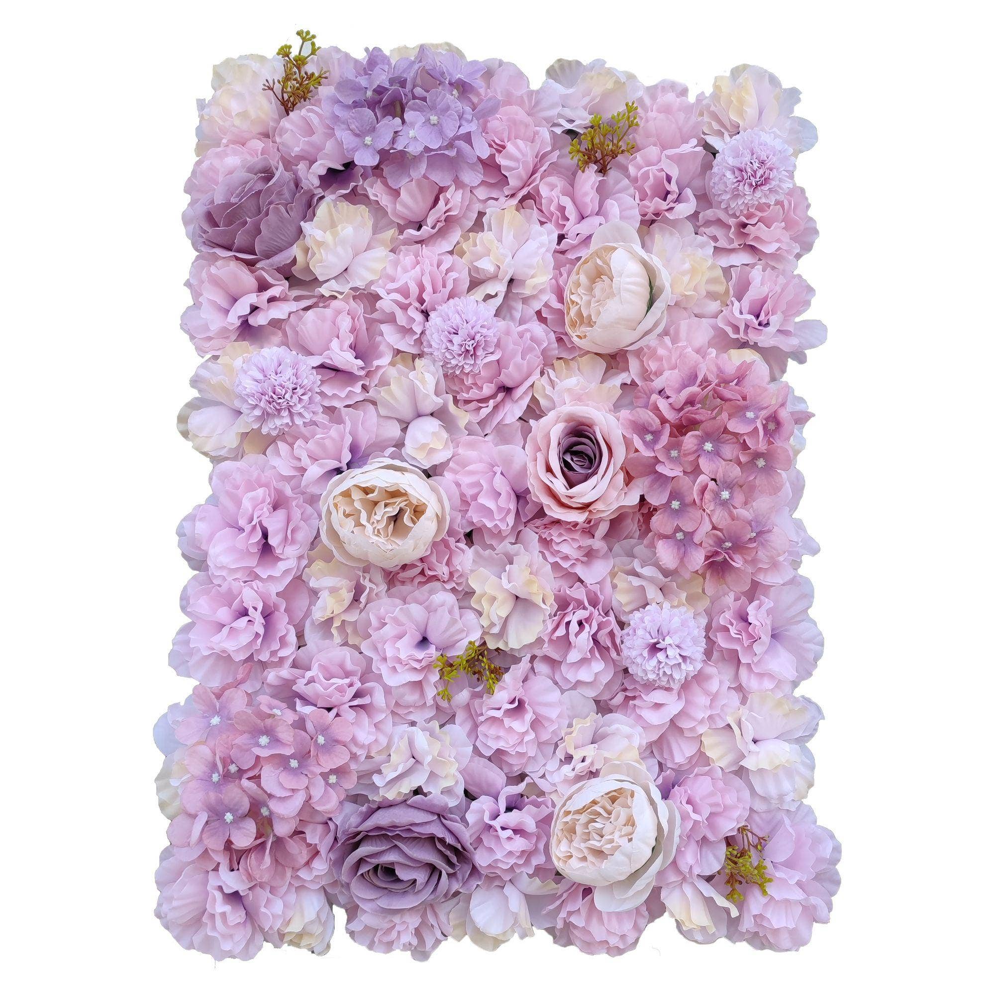 Designer Plants AU - Wholesale Artificial Flowers - Artificial Flower Wall Backdrop Panel 40cm x 60cm Faux Pink Flowers0