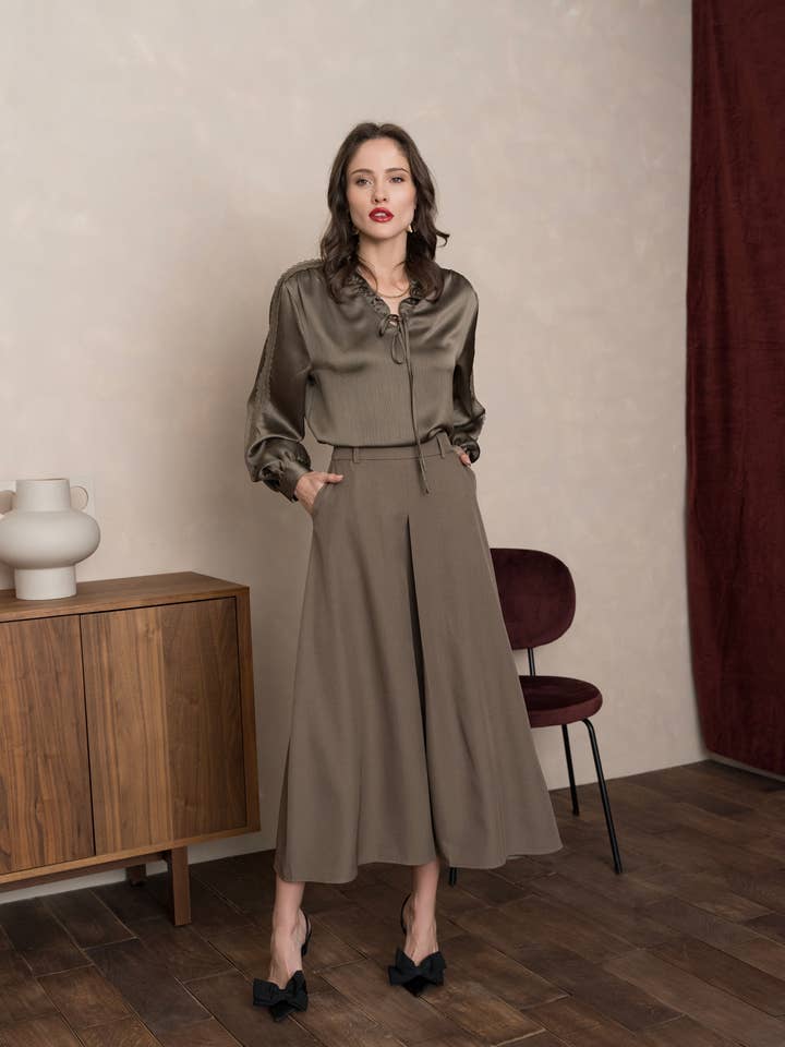 LULUMARY - Wholesale Skirt - Women's - Long skirt SK85223