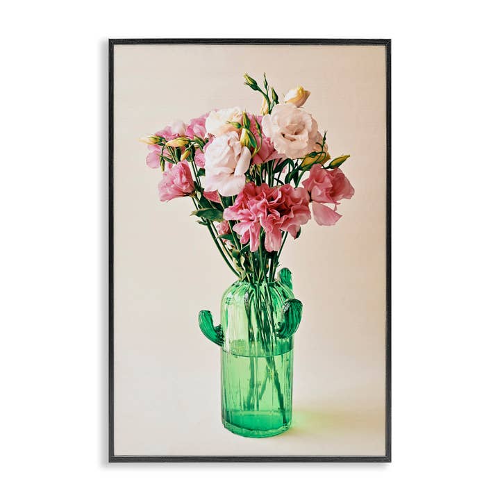 Arte incorniciata di fiori in vaso di cactus per la vendita all'ingrosso da parte di Stupell Industries