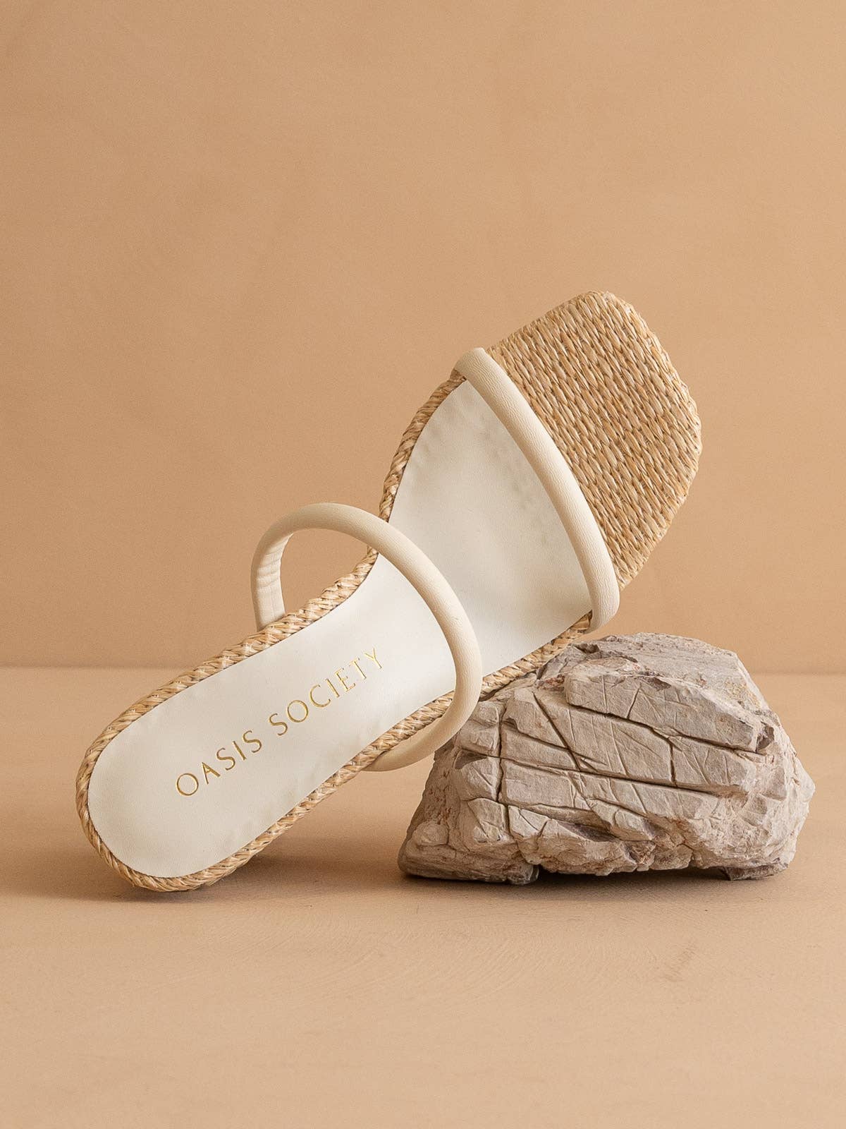 The Margaret Beige | Rattan Heel for wholesale on Faire3