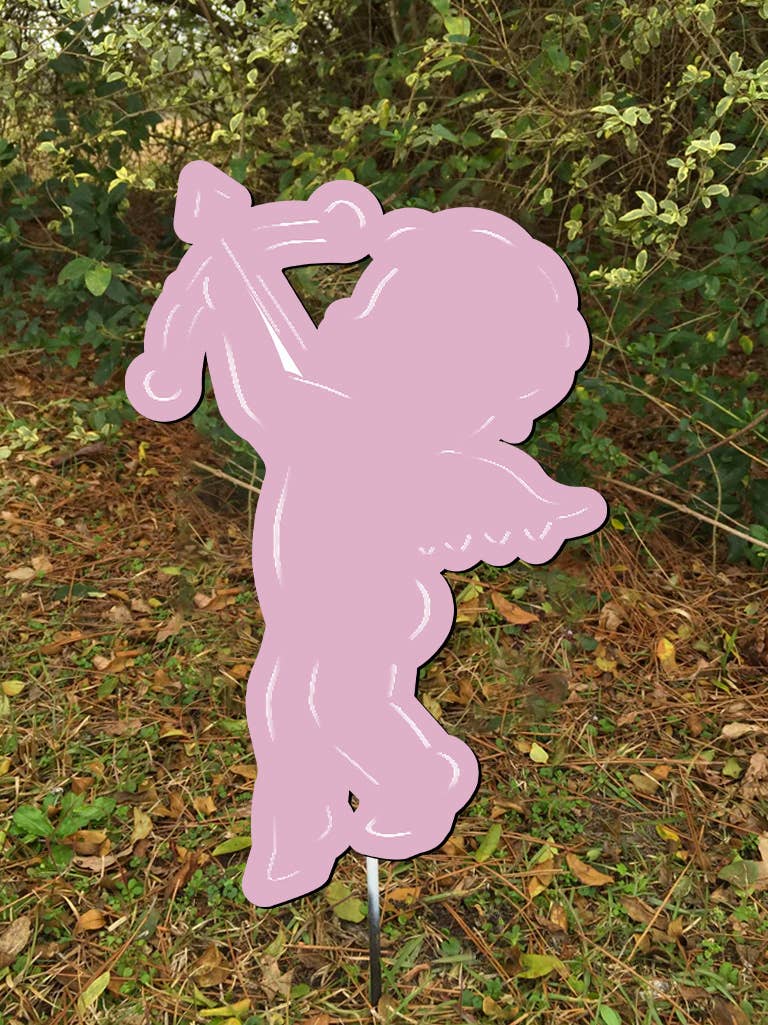 Steel Southern Designs - Wholesale Garden/Lawn Stake - 10" Cupid Arrow Yard Stake