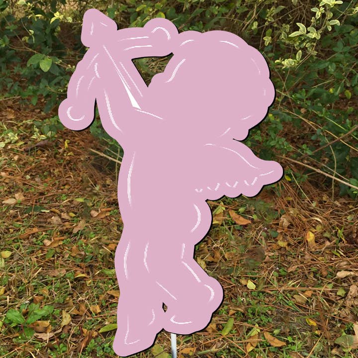 Steel Southern Designs - Wholesale Garden/Lawn Stake - 10" Cupid Arrow Yard Stake0