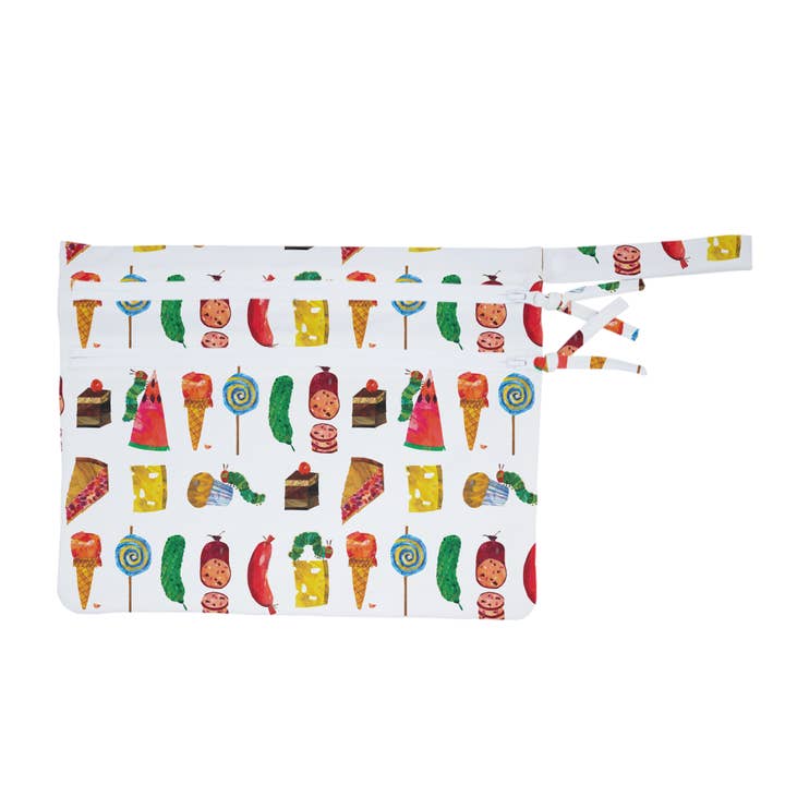 Food Parade Waterproof Wet Bag - The Very Hungry Caterpillar for wholesale by BapronBaby