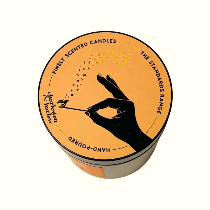 Charleston & Harlow Candle Co. - Wholesale Jar/Filled Candle - Bitchin' Citron Soy Wax Boxed Candle 8oz