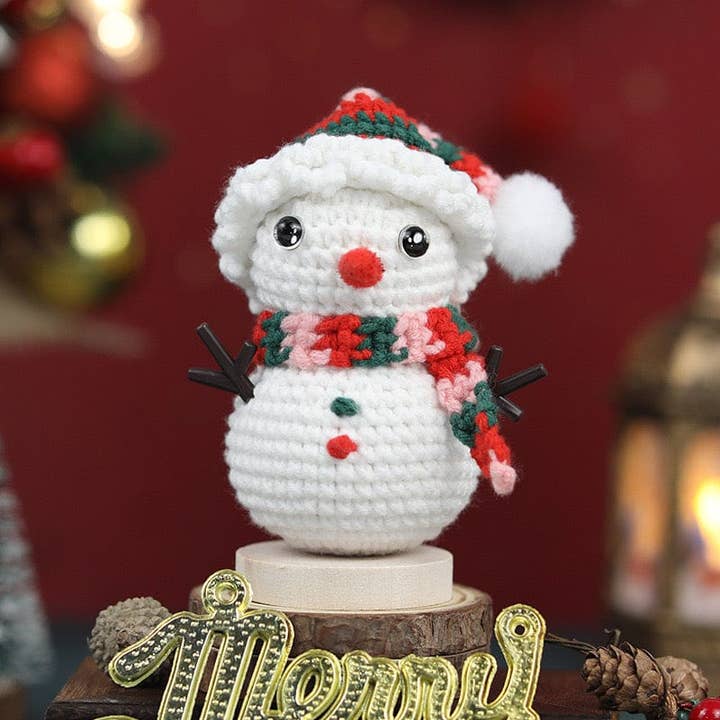 Snow Man - Crochet Kit for wholesale by Crafthub