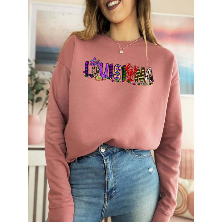 State Themed Louisiana for wholesale by Circus Threads LLC