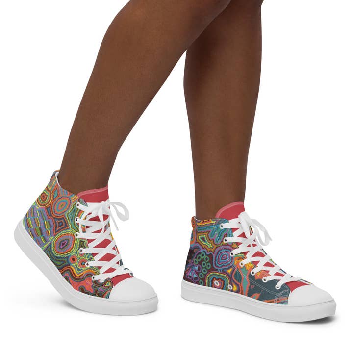 Rainbow serpent High Top Shoes - SALE for wholesale by Palet Theory