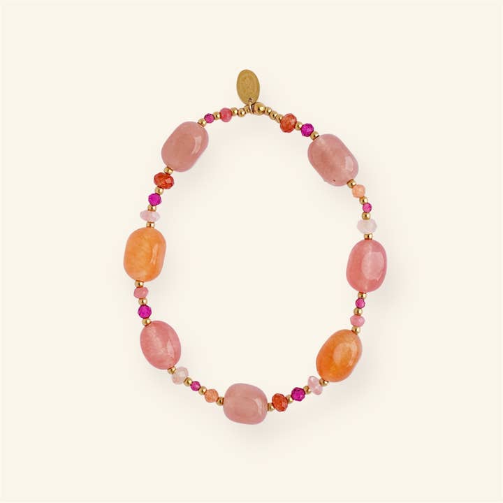 Peach Paradise Bracelet for wholesale by Mable Happiness