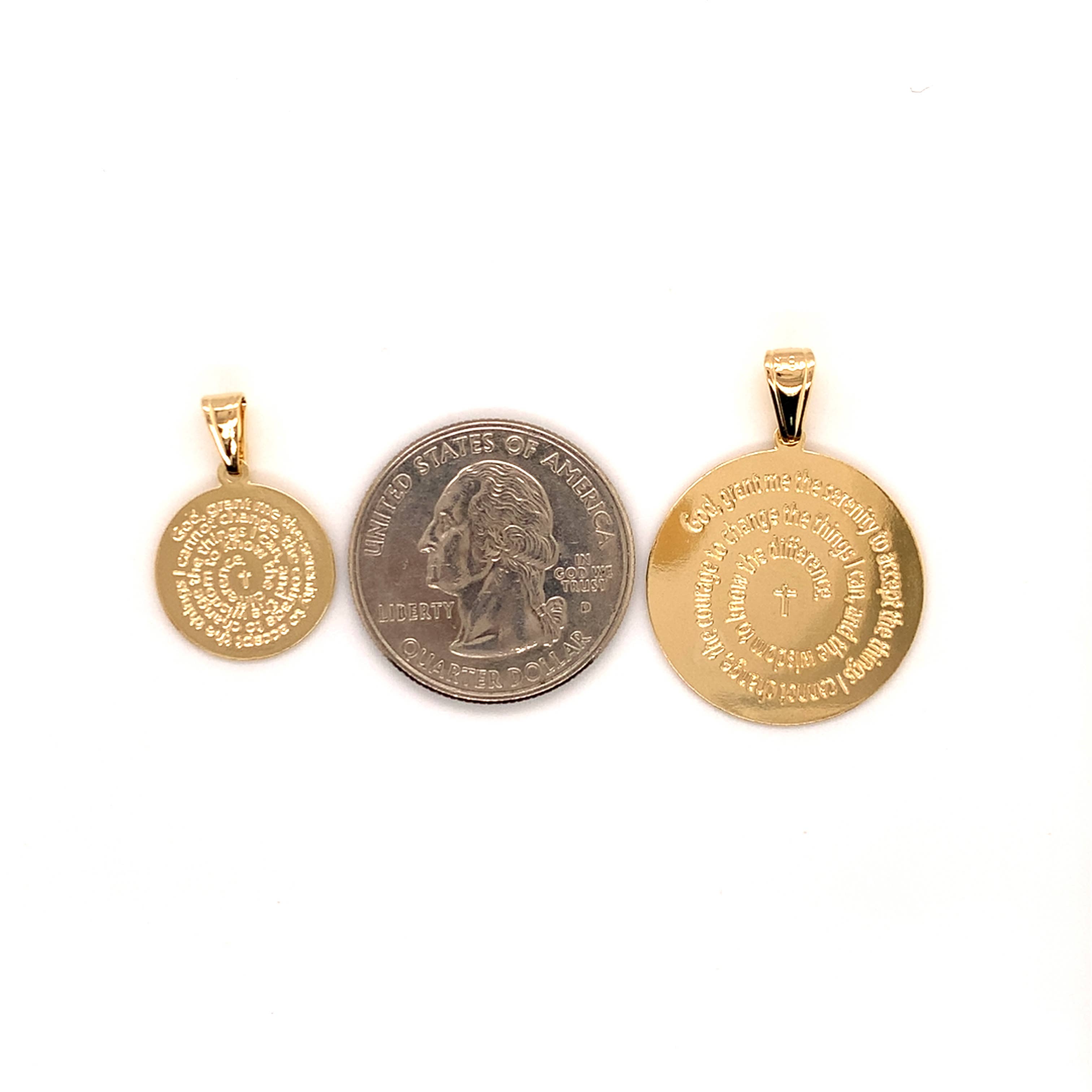 The Bead Bazaar - Wholesale Individual Charm/Pendant - Serenity Prayer Charm, Prayer for Serenity Pendant6